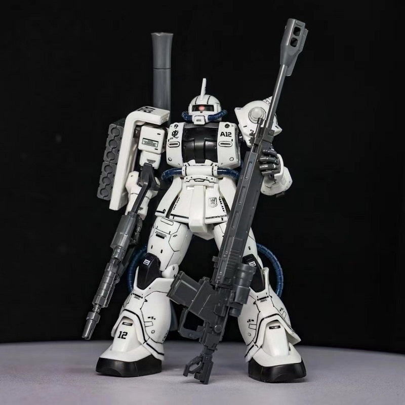 ZAKU Warrior GTO White Devil & ZEONO ZGMF 1000 HG 1/144 Model Kit  Collectible Action Figure & Ornament Gift