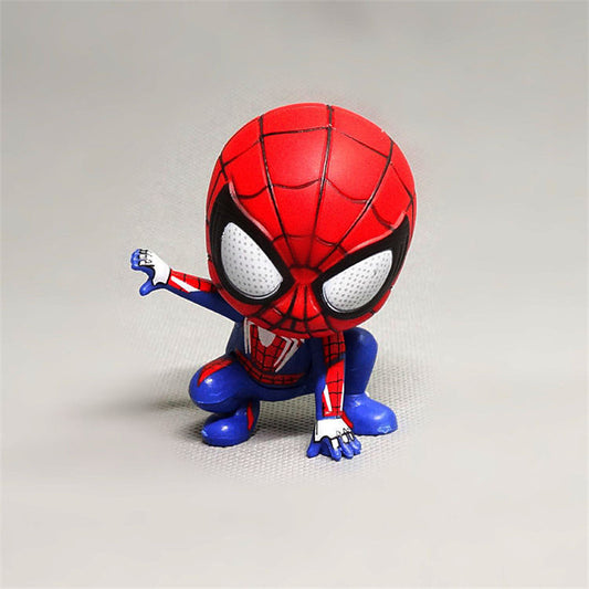 Spider Man Cute Action Figure Marvel Avengers Decorative Toy Model