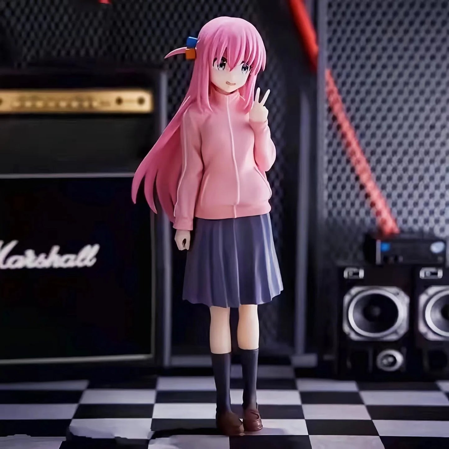 BOCCHI THE ROCK! Gotoh Hitori 16cm Anime Guitarist Girl Action Figure Desktop Decoration & Collector’s Model