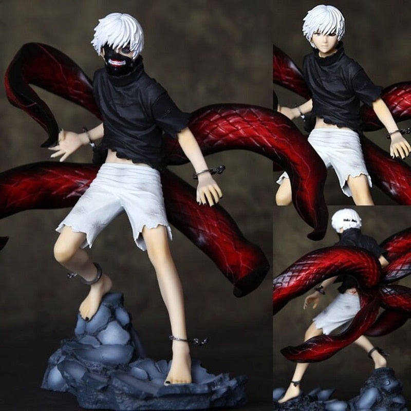 Tokyo Ghoul Kaneki Ken Centipede Mask Action Figure Face-Changeable Anime Collectible Ornament