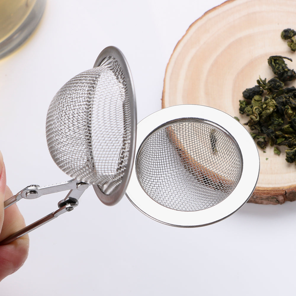 Stainless Steel Tea Infuser Ball  Mesh Tea Strainer with Handle for Loose Leaf Tea & Herbs