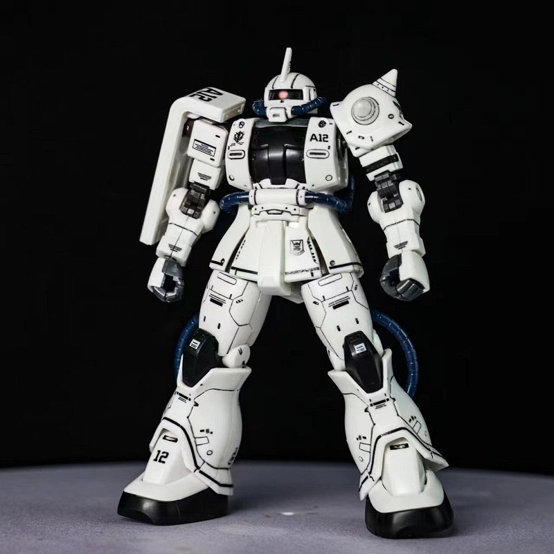 ZAKU Warrior GTO White Devil & ZEONO ZGMF 1000 HG 1/144 Model Kit  Collectible Action Figure & Ornament Gift