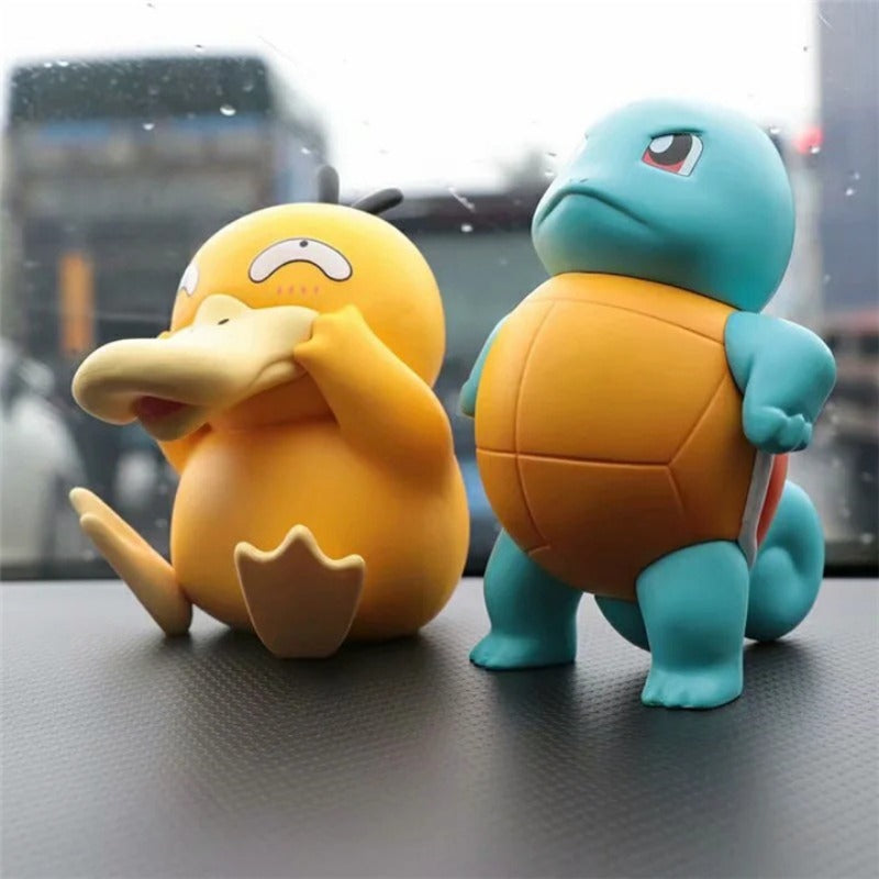 Pokémon Jenny Turtle & Keda Duck Figurine Anime Cartoon Model Toy & Car Ornament
