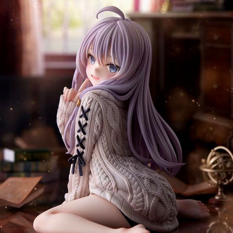 15cm The Journey of Elaina Anime Figure Witch Elaina PVC Collectible Model Toy Gift