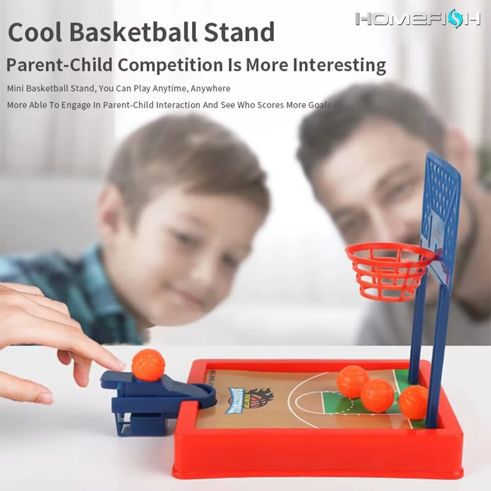 Mini Desktop Basketball Game  Portable Office & Travel Toy Fun Indoor/Outdoor Gift Set