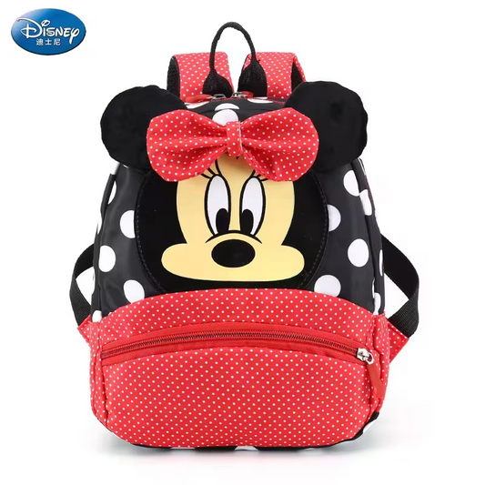 Minnie & Mickey Mouse Cartoon Backpack  Cute Kindergarten Schoolbag for Baby Boys & Girls  Kids Gift