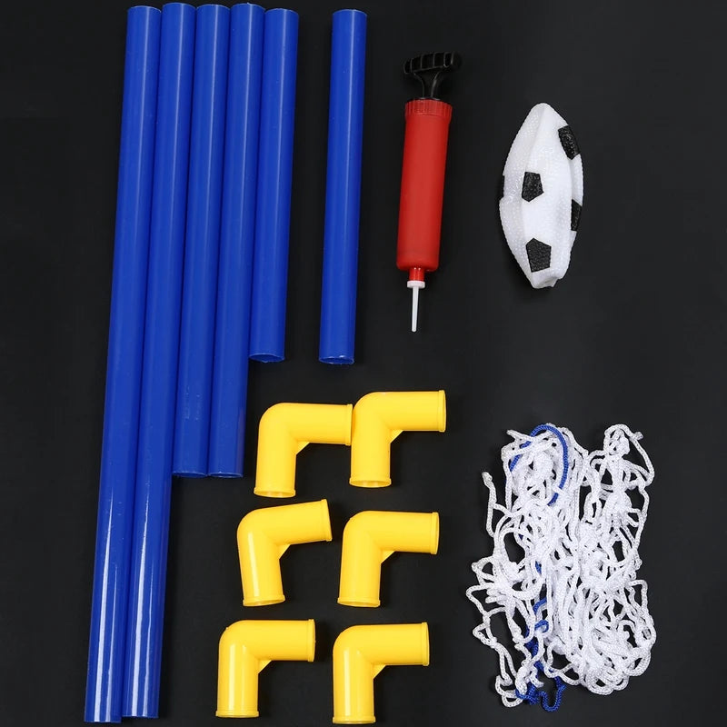 Indoor Mini Folding Soccer Goal Set with Ball, Pump & Net  Perfect for Kids’ Sports & Home Games