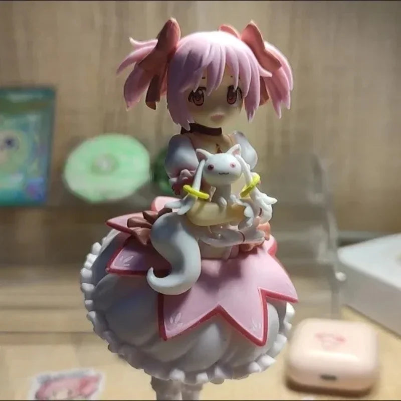 Kaname Madoka Magic Girl Action Figure 18cm Puella Magi Madoka Magica Anime Collectible Statue