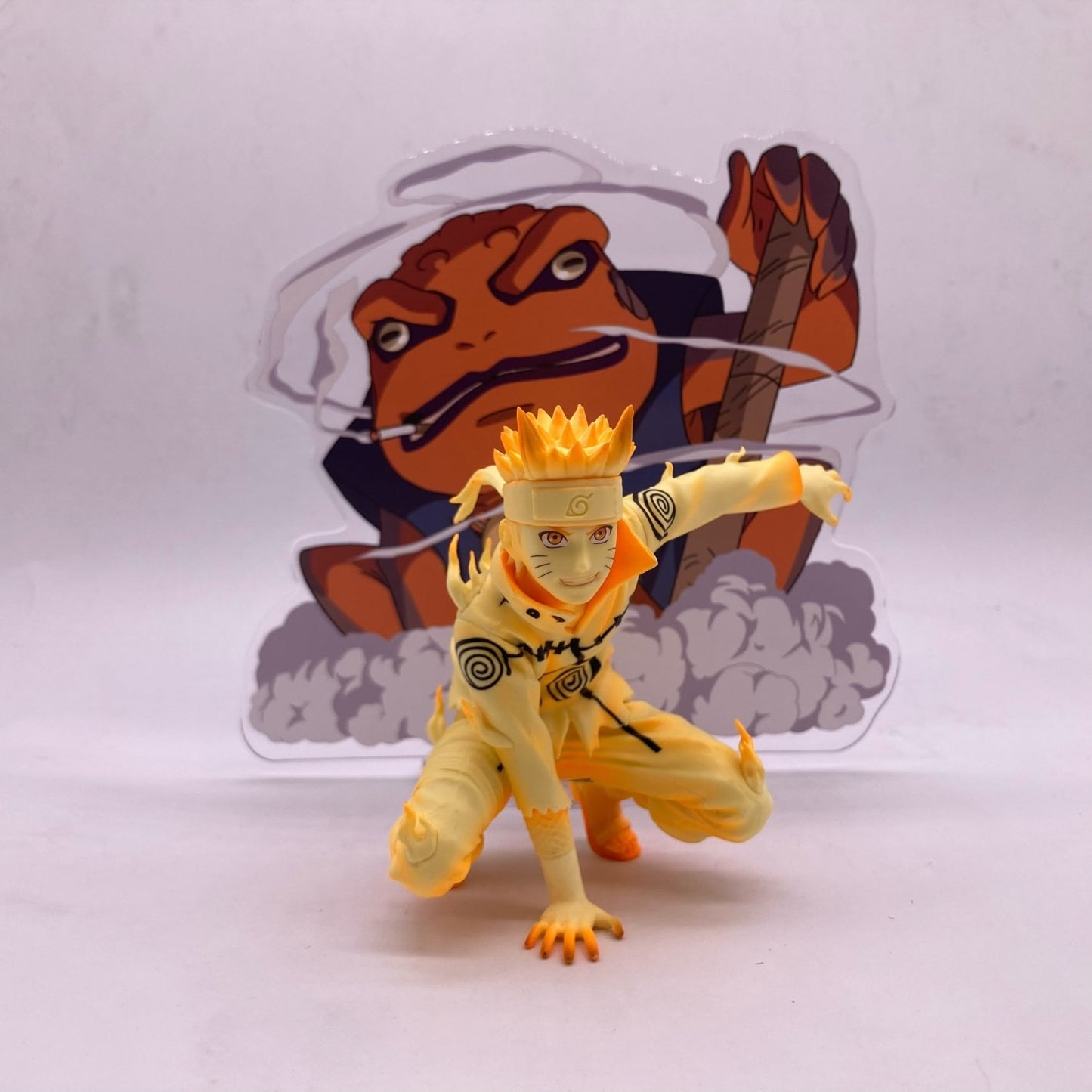 Naruto Uzumaki Six Paths Chakra Mode Gold PVC Figure  10cm Anime Battle Statue Collectible Toy
