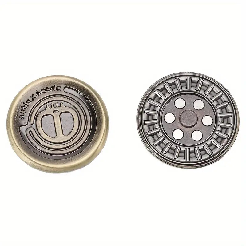 Devil Milk Cap Metal EDC Fidget Toy  Magnetic Haptic Coins for Stress Relief & Sensory Play