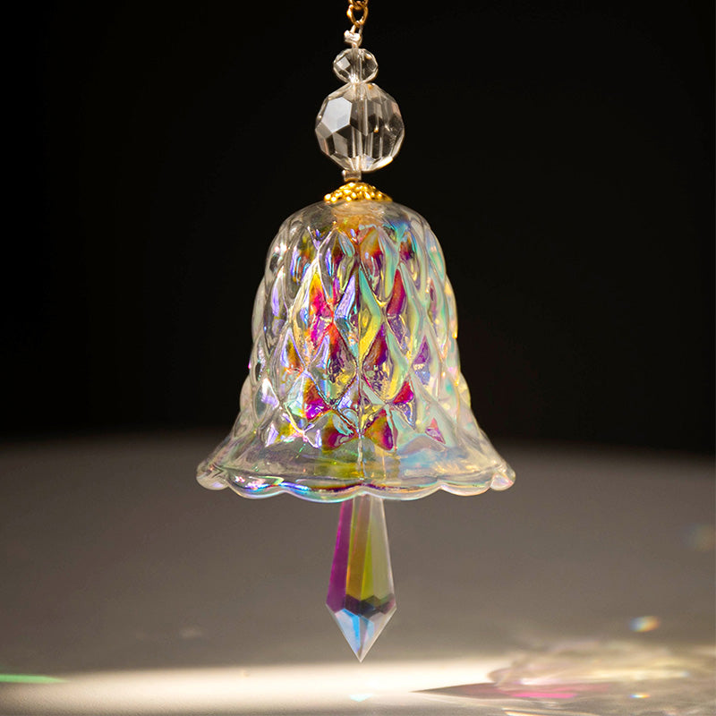 Rainbow Crystal Wind Chime  Glass Sun Catcher Pendant for Window, Garden & Home Decoration