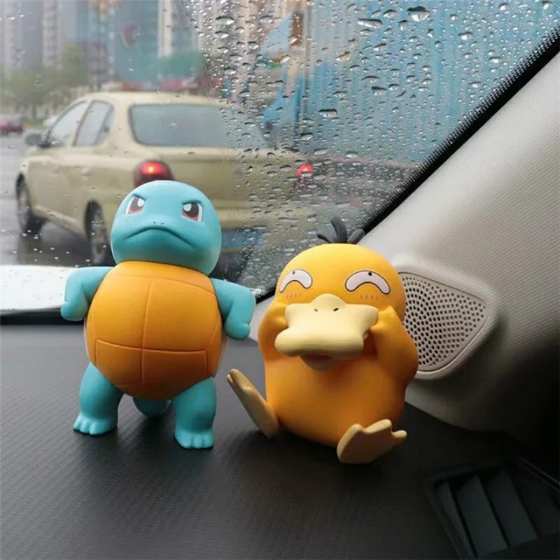 Pokémon Jenny Turtle & Keda Duck Figurine Anime Cartoon Model Toy & Car Ornament
