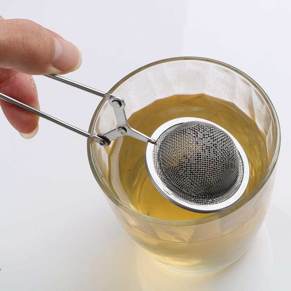 Stainless Steel Tea Infuser Ball  Mesh Tea Strainer with Handle for Loose Leaf Tea & Herbs