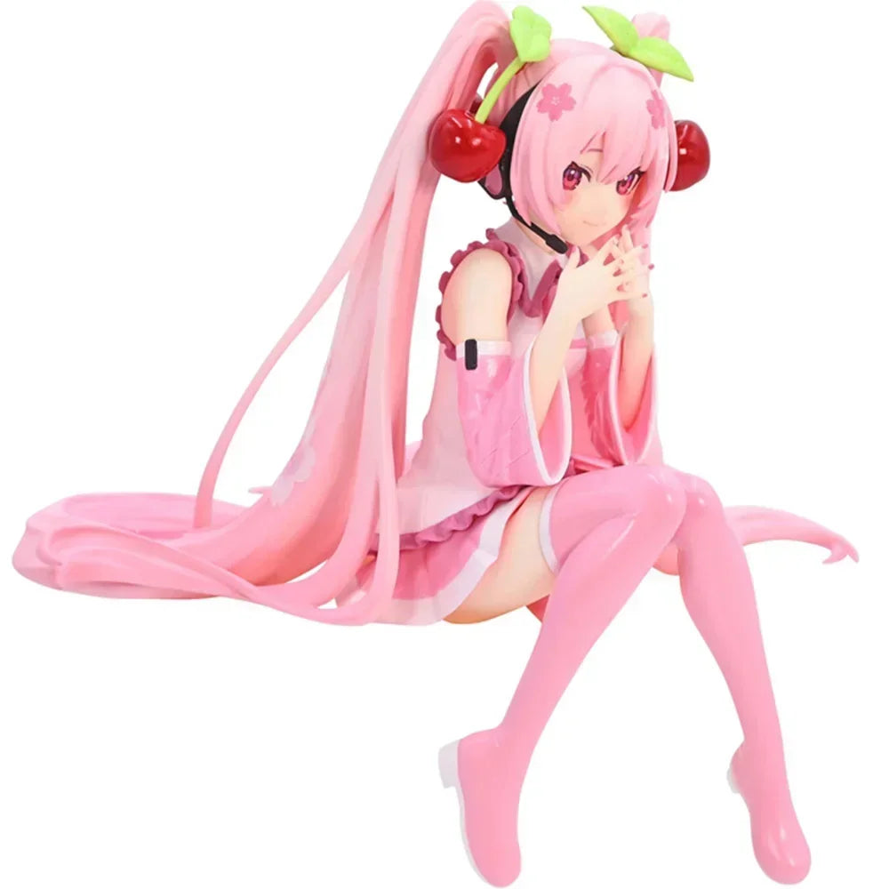 Hatsune Miku Spring Sakura Figure Pink Dress Limited Edition (12cm)