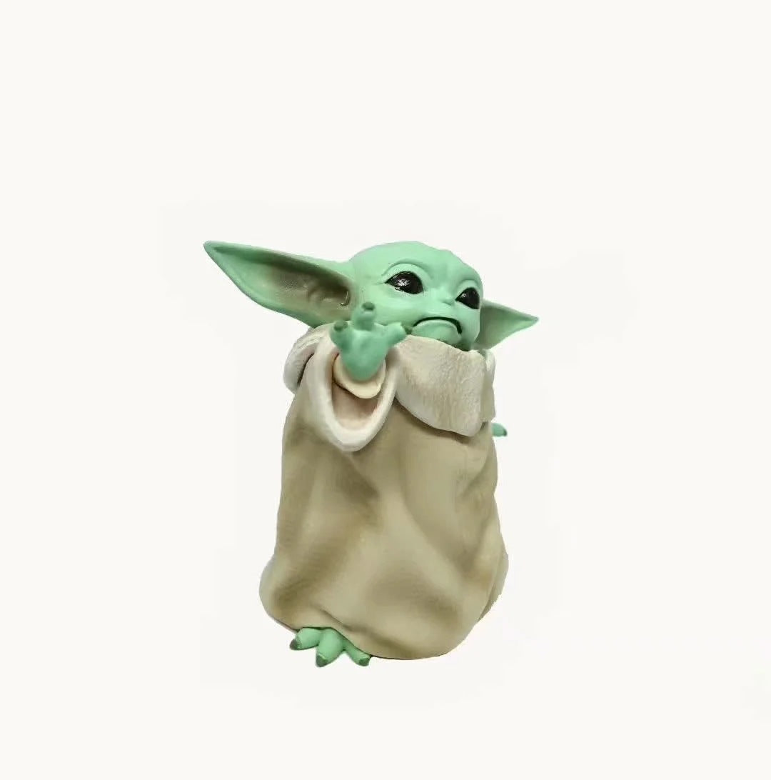 Star Wars Mandalorian Baby Yoda Grogu 8cm Collectible Figure Toy