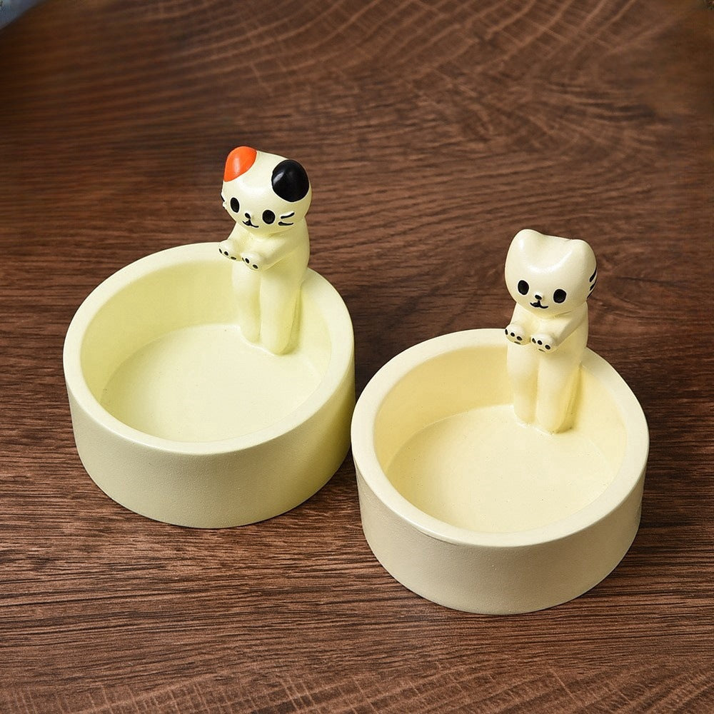 Adorable Kitten Candle Holder Creative Cat Candlestick for Aromatherapy & Home Décor