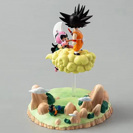 Dragon Ball Z Goku & Chichi Action Figures  Anime PVC Collectible Model Toy