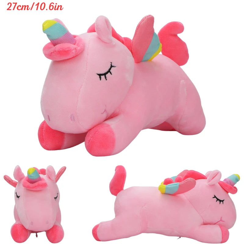 Cute Kawaii Unicorn Plush Toy  Soft Stuffed Animal Sleeping Pillow for Kids & Birthday Gifts