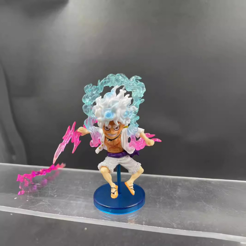 One Piece Luffy Gear 5 Sun God Nika Action Figure  10cm PVC Anime Collectible Toy