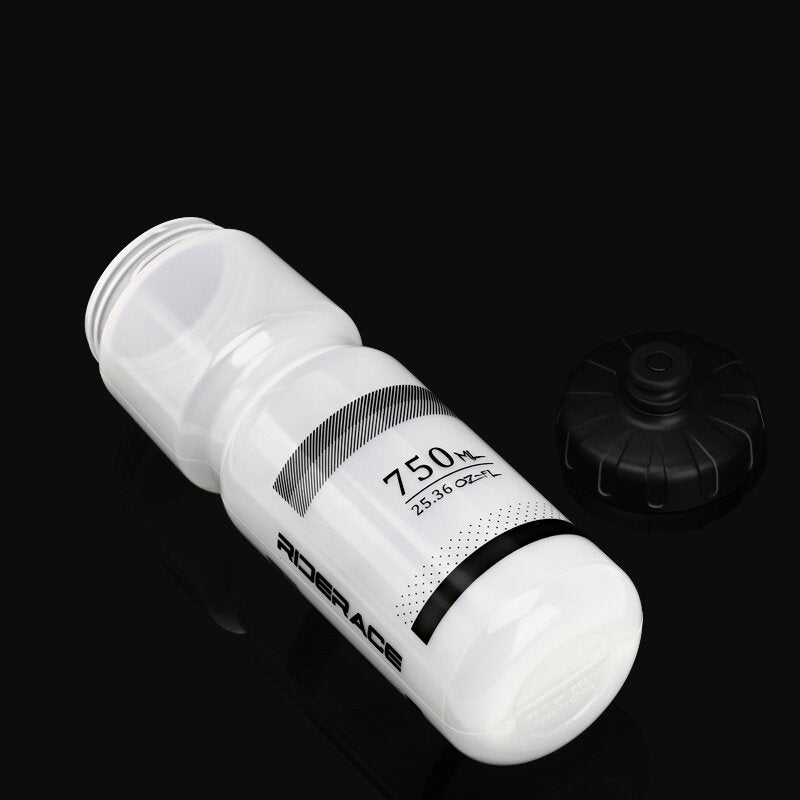 RIDERACE 750ML Bicycle Water Bottle  PP5 Plastic Sports Squeeze Mug for Cycling, Running & Climbing