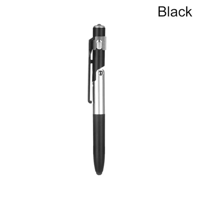 4-in-1 Multifunction Ballpoint Pen with LED Light, Phone Holder & Stylus  Writing Tool for Office & Schoo