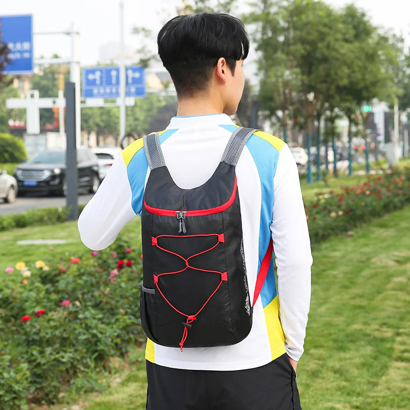 Ultra-Lightweight Multifunctional Outdoor Folding Backpack  Waterproof Nylon Sports & Fitness Bag for Camping & Hiking