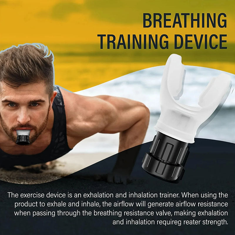 High-Performance Lung Trainer  Silicone Respiratory Resistance Tool for Fitness & Cardio