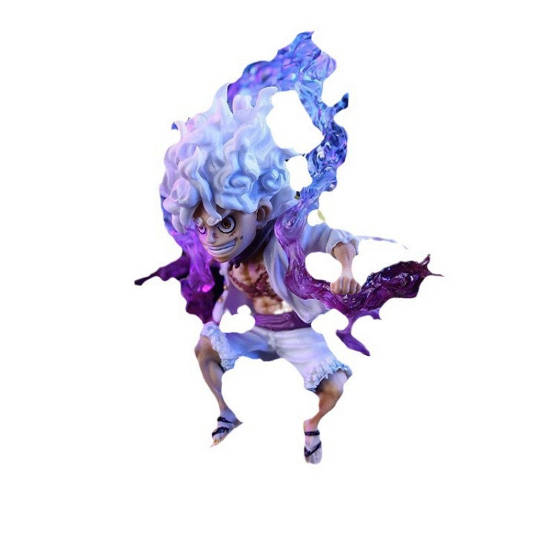 One Piece Luffy Gear 5 Sun God Nika Action Figure  10cm PVC Anime Collectible Toy