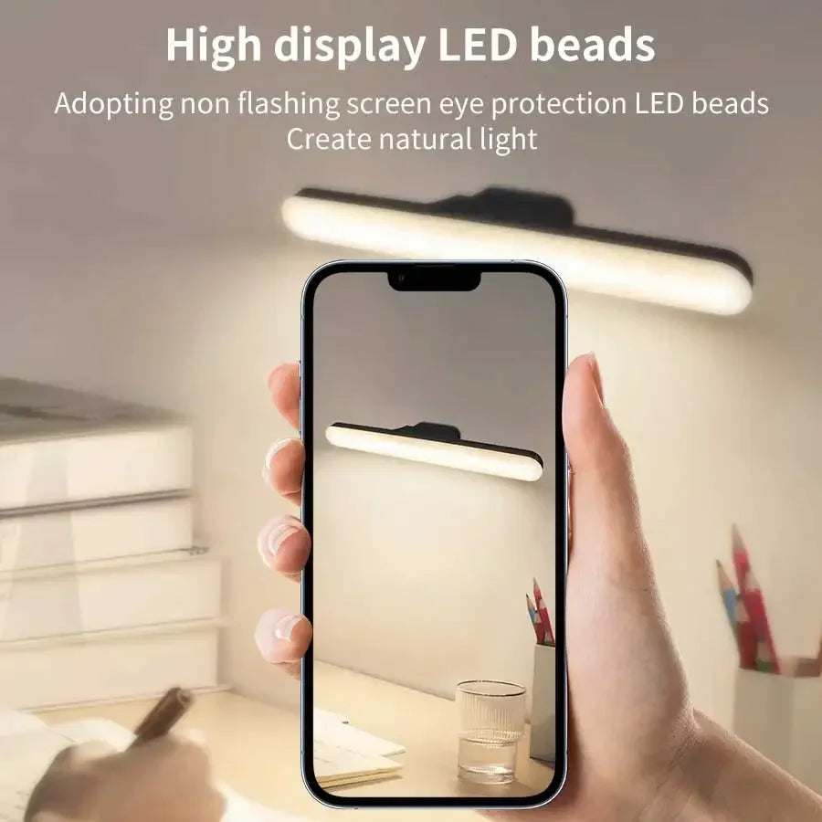 Magnetic LED Touch Night Light  USB Rechargeable Makeup & Reading Lamp for Mirror Closet & Dorm Use
