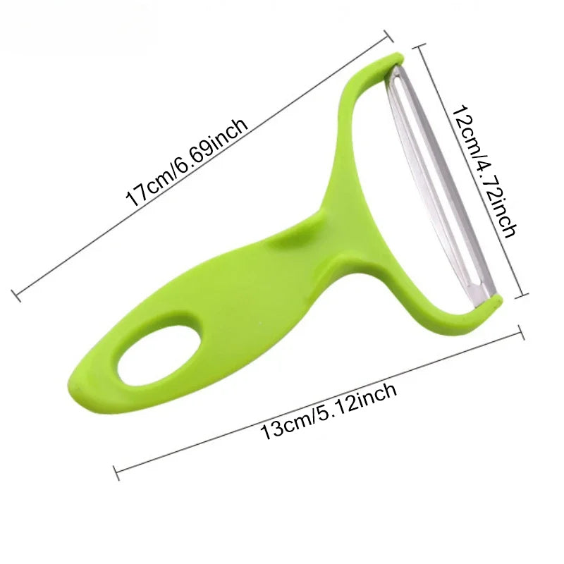 1/3/5pcs Stainless Steel Vegetable & Fruit Peeler Set Potato Slicer, Cabbage Grater & Kitchen Accessories