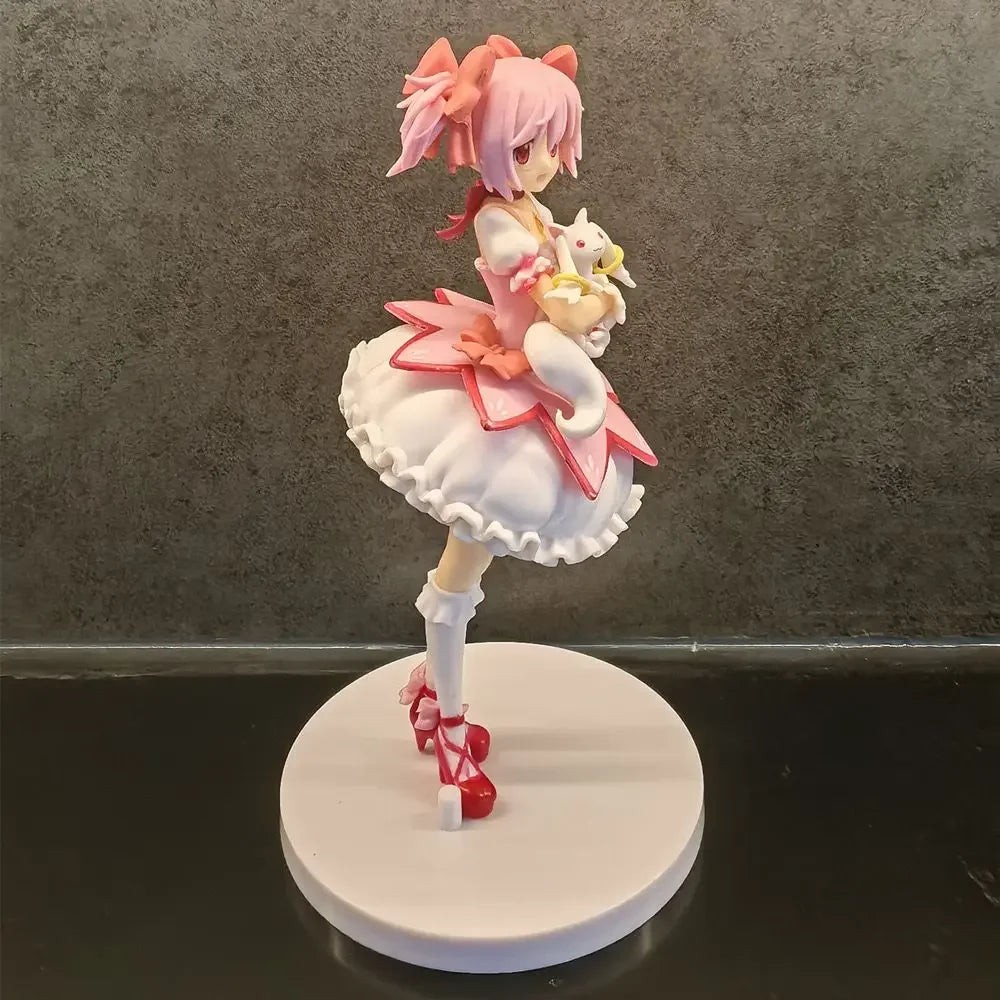 Kaname Madoka Magic Girl Action Figure 18cm Puella Magi Madoka Magica Anime Collectible Statue