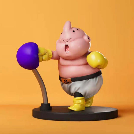 5-Piece Majin Buu Dragon Ball Action Figure Set  Cute Anime Collectible Toys for Fitness & Bodybuilding Fans