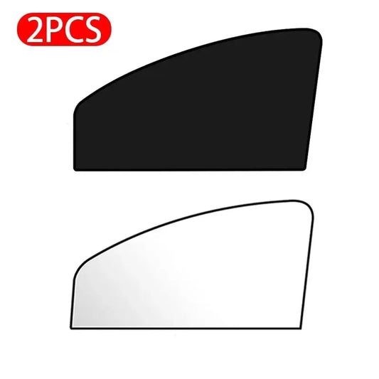 1 Pair Double Sided Magnetic Car Sunshade Strong Magnetic Suction Opaque Curtains for Summer Sun Protection