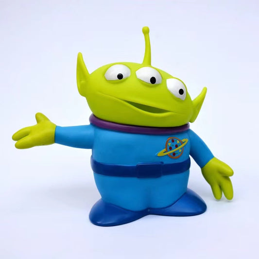 15cm Disney Toy Story Woody  Buzz Lightyear & Green Aliens Figures – Collectible Anime Decoration & Kids Gift