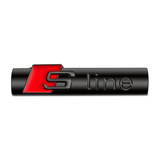 Front Hood Grille Emblem Badge for Audi S-Line  A1 A3 A4 A5 A6 A8 S1-S6 Models