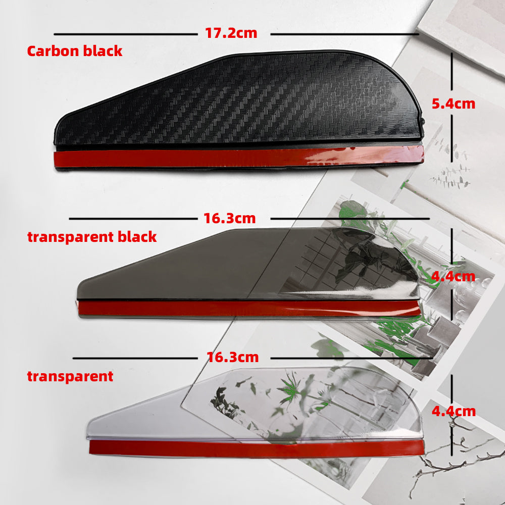 2PCS Carbon Fiber Rearview Mirror Rain Eyebrow Sun Visor Shade Cover for Clear Vision & Mirror Protection