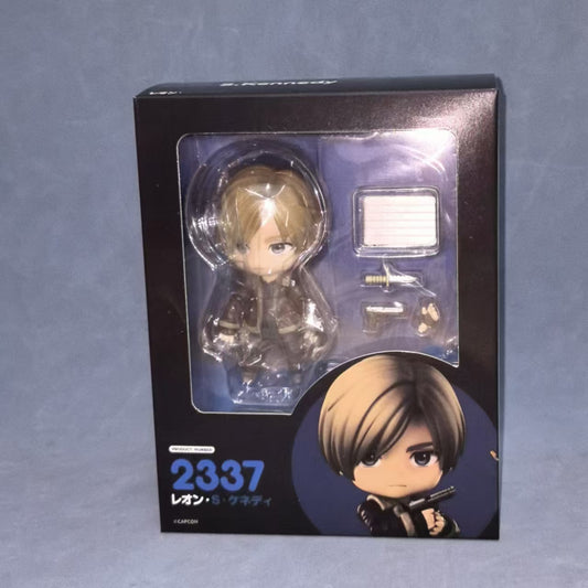 Resident Evil 4 Remake Leon S. Kennedy Q Version Action Figure  10cm PVC Collectible Doll Toy Gift