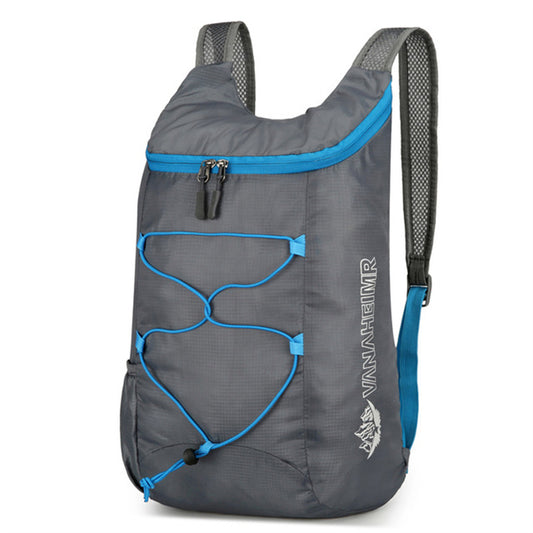 Ultra-Lightweight Multifunctional Outdoor Folding Backpack  Waterproof Nylon Sports & Fitness Bag for Camping & Hiking