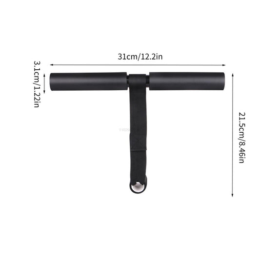 Adjustable Nordic Hamstring Curl Strap  Sit-Up & Foot Holder Exercise Belt