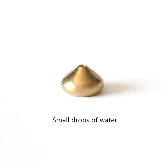 Gourd-Shaped Brass Incense Holder  Pure Copper Burner for Sticks, Coils & Aromatherapy