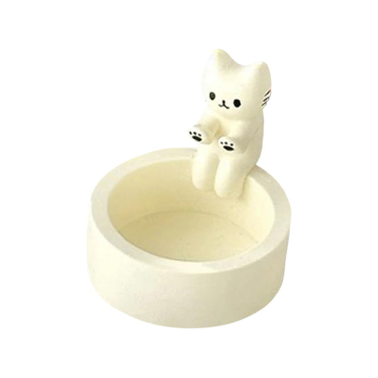 Cute Kitten Candle Holder  Creative Cat Candlestick for Aromatherapy & Home Decoration