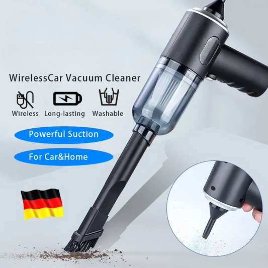 Mini Wireless Car Vacuum-Fast USB Charging Compact & Strong Suction