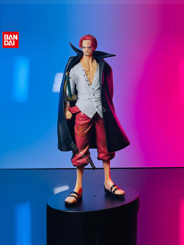 18cm Shanks One Piece Action Figure  Red Hair Anime PVC Model Toy for Kids & Collectors