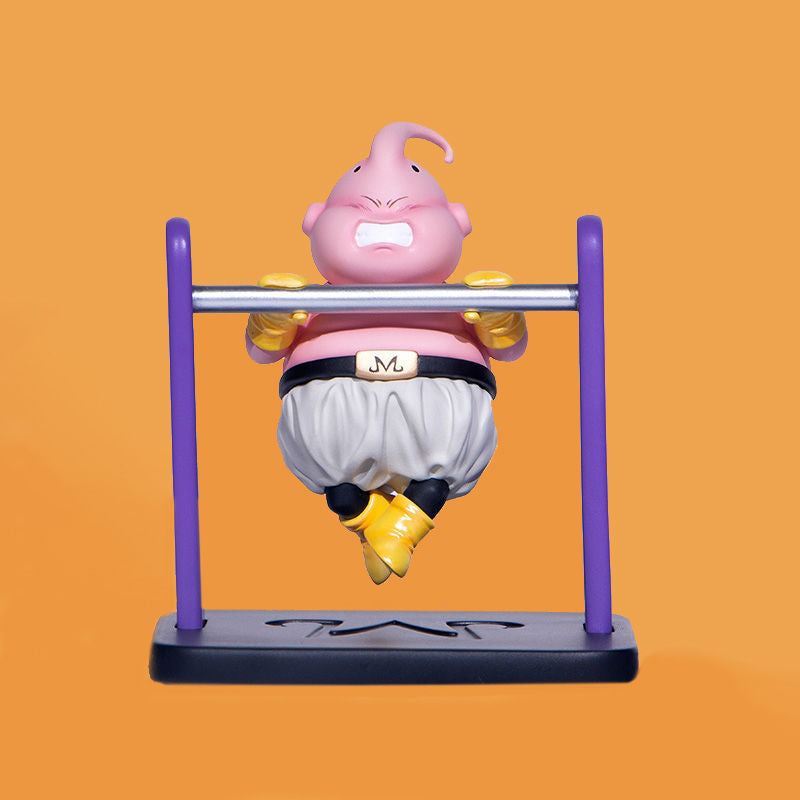 5-Piece Majin Buu Dragon Ball Action Figure Set  Cute Anime Collectible Toys for Fitness & Bodybuilding Fans