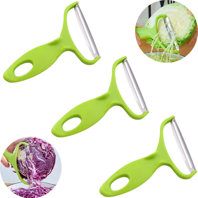 1/3/5pcs Stainless Steel Vegetable & Fruit Peeler Set Potato Slicer, Cabbage Grater & Kitchen Accessories