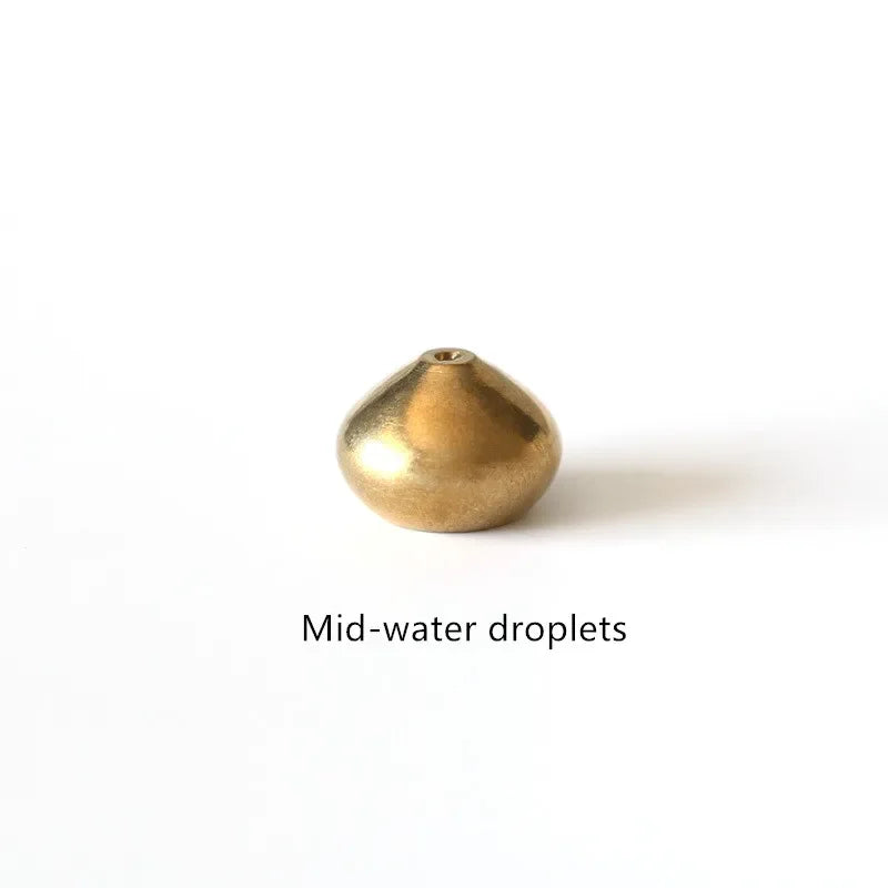 Gourd-Shaped Brass Incense Holder  Pure Copper Burner for Sticks, Coils & Aromatherapy