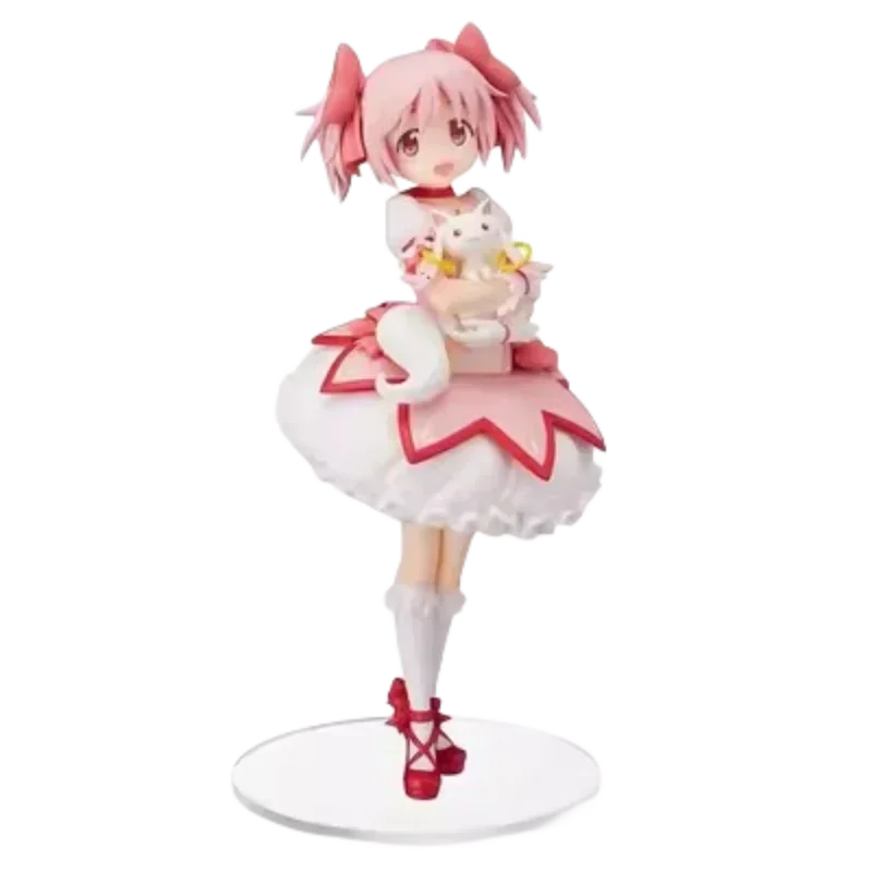 Kaname Madoka Magic Girl Action Figure 18cm Puella Magi Madoka Magica Anime Collectible Statue