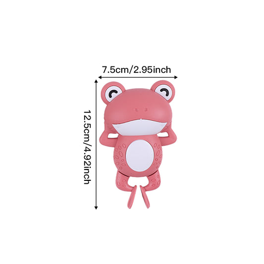 Cute Clockwork Swimming Frog Bath Toy  Wind-Up Animal Water Toy for Babies & Kids  Baby Shower Gift & Bathtime Fun