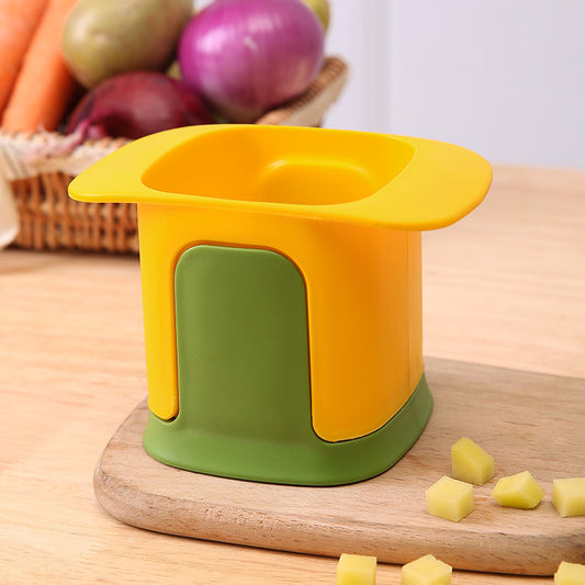 Multifunctional Vegetable Slicer & Dicer  Cucumber, Potato, Onion Chopper with Hand Press