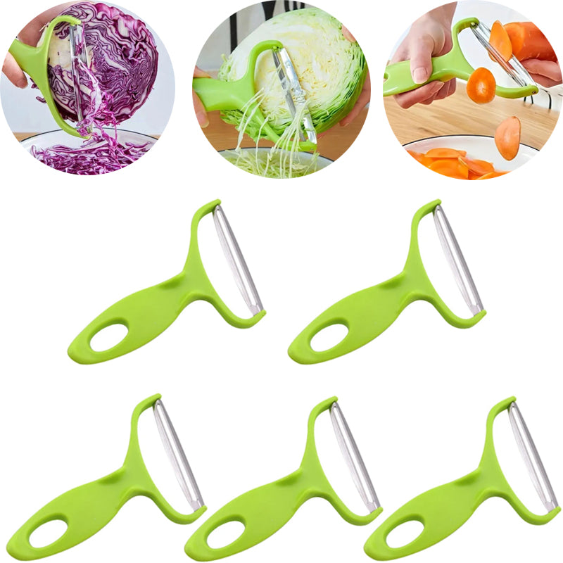 1/3/5pcs Stainless Steel Vegetable & Fruit Peeler Set Potato Slicer, Cabbage Grater & Kitchen Accessories